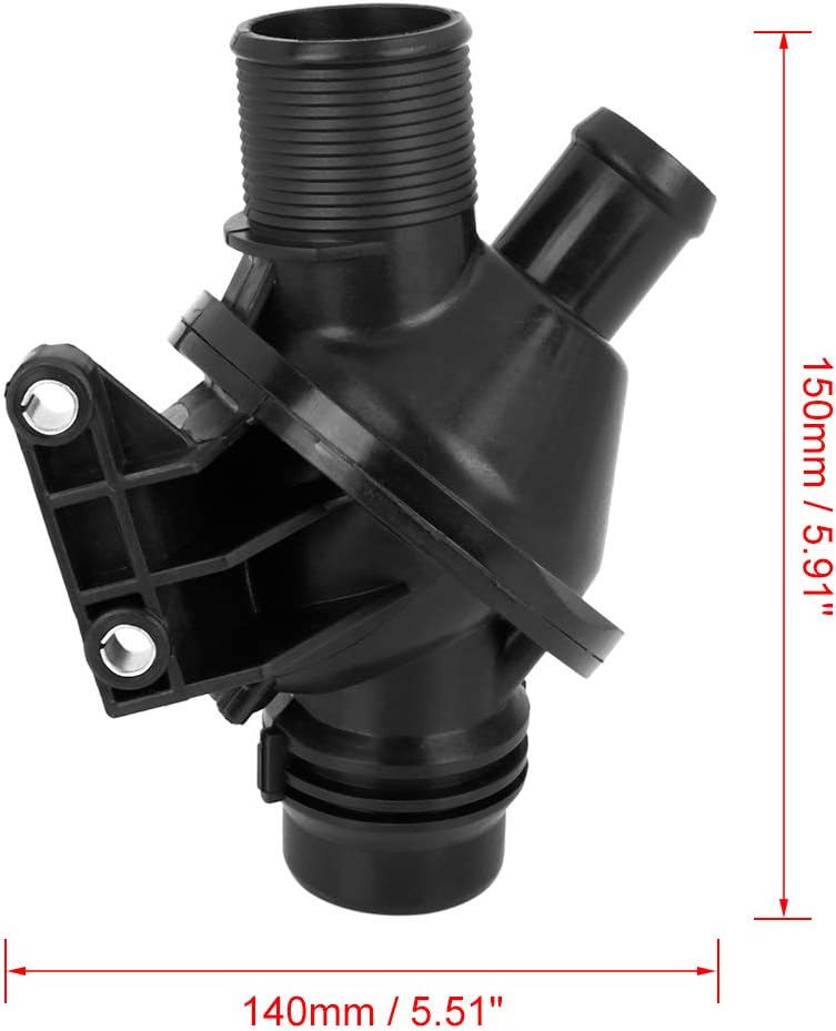 Car Engine Coolant Thermostat Housing Assembly Pack of 2 W174