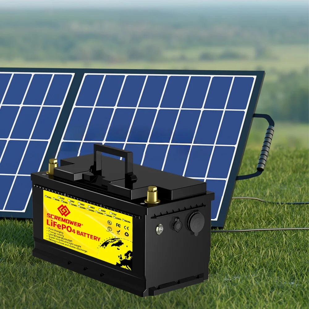 12V 100Ah LiFePO4 Battery with BMS H58178