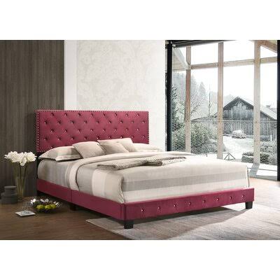 Full Tufted Upholstered Bed G144