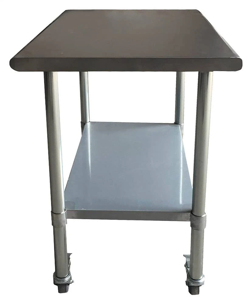 Stainless Steel Work Table with Casters Q89284