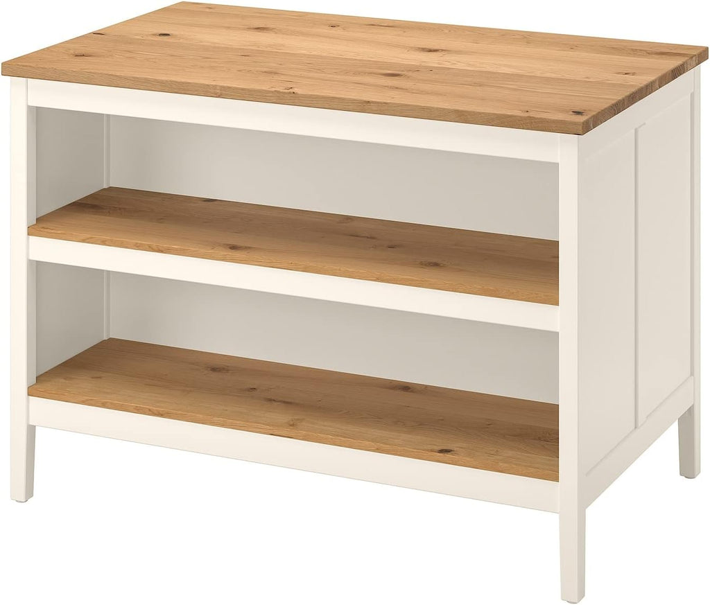 Off-White Oak Kitchen Island H867