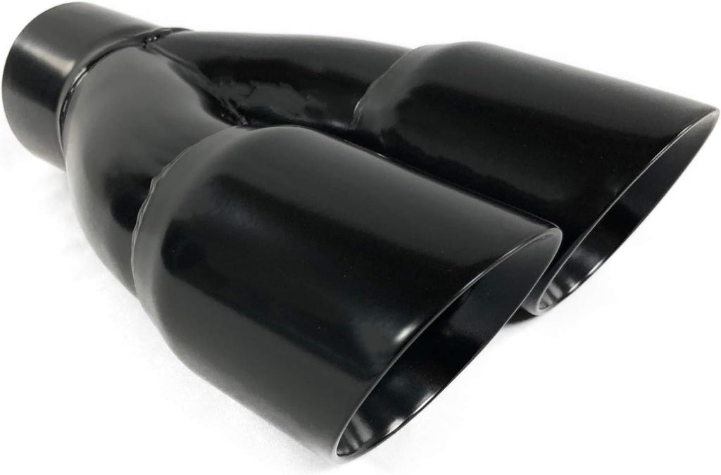 Black Stainless Steel Double Wall Exhaust Tip Pack of 2 W644814
