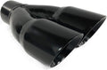 Black Stainless Steel Double Wall Exhaust Tip Pack of 2 W644814