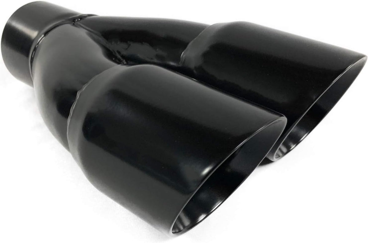 Black Stainless Steel Double Wall Exhaust Tip Pack of 2 W644814