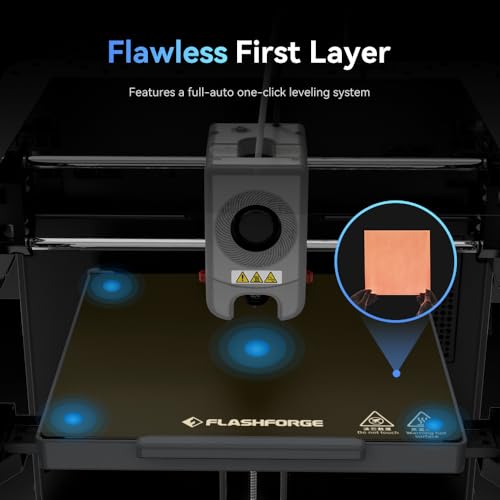 3D Printer with Auto Leveling, 600mm/s High-Speed, 280℃ Quick-Detach Nozzle, CoreXY Structure I101152