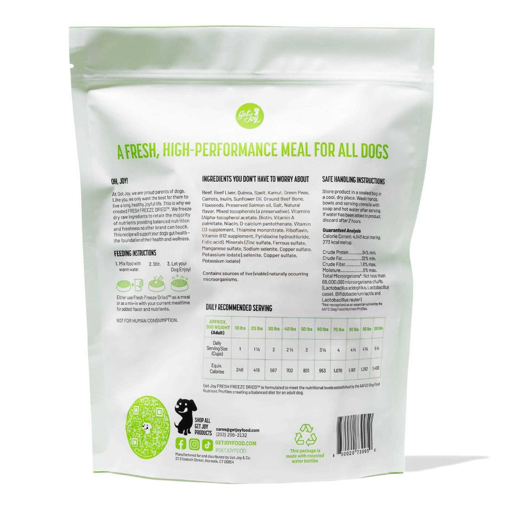 Freeze Dried Raw Beef Dog Food D817725