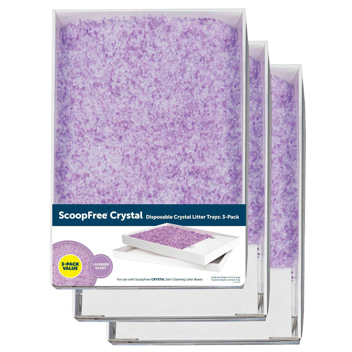 Crystal Disposable Litter Tray L7535