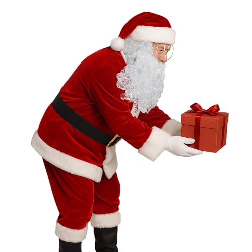 11 Pc Santa Claus Costume Suit H502