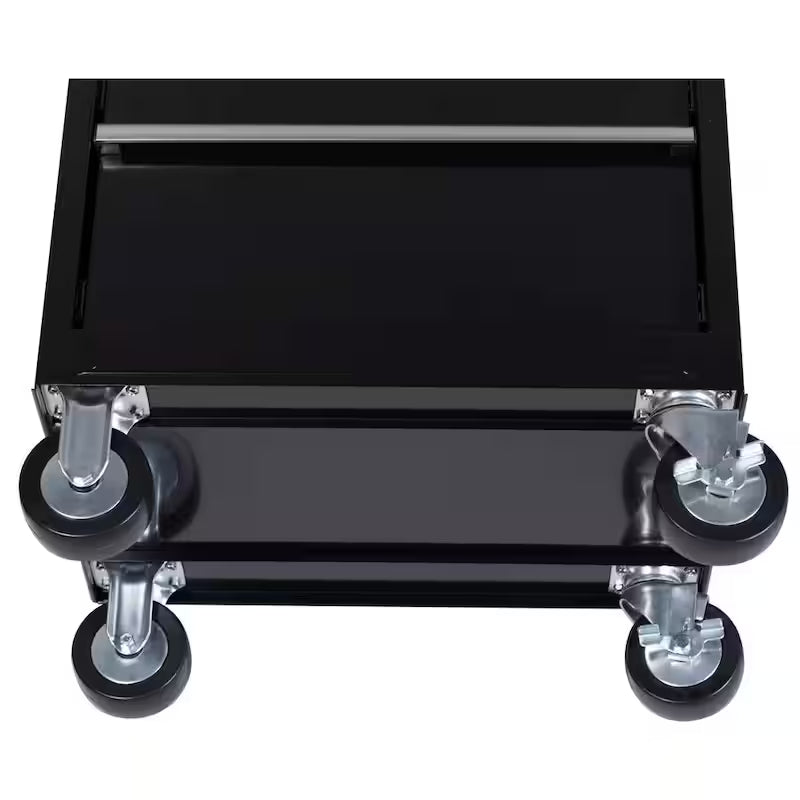 27 in. W 5-Drawer Gloss Black Rolling Tool Cabinet Z4925