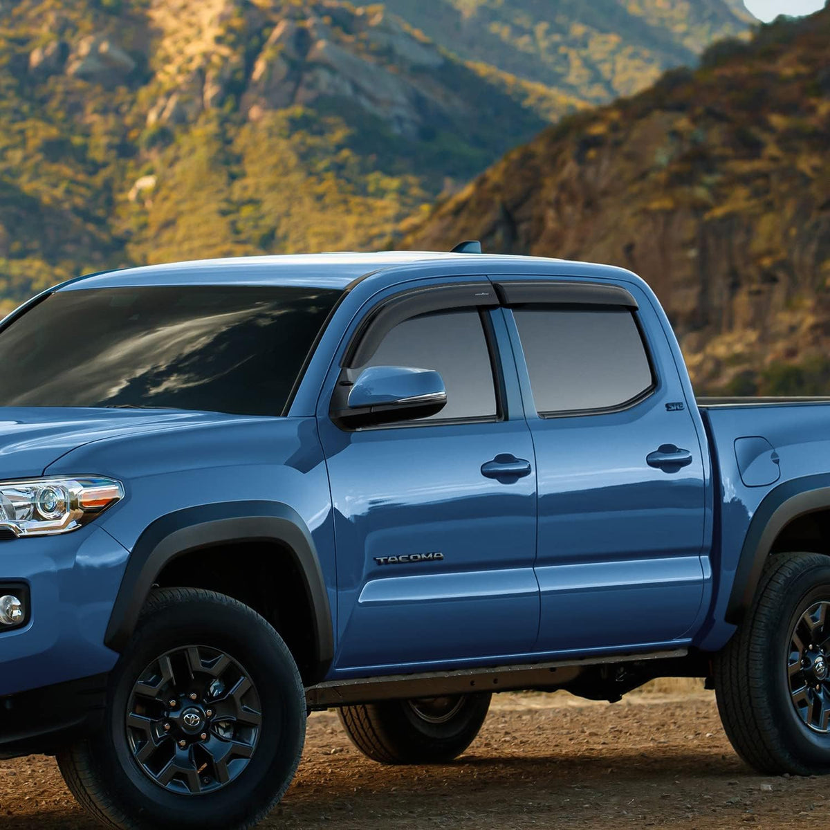 Window Deflectors for Toyota Tacoma 2016-2022 Double Cab, 4pcs P481548