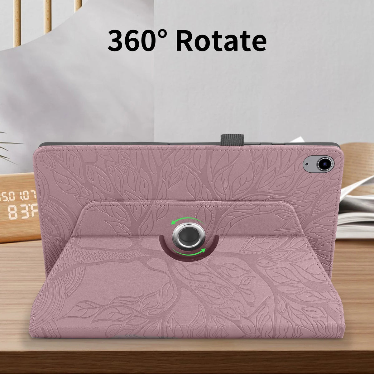 Rosegold PU Leather Folio Case for iPad 10.9" 2022 D77278