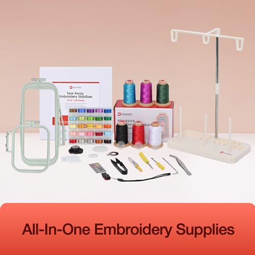 4 x 9.25 Inch Large Hoop Computerized Embroidery Machine with 7 Inch LCD Color Touchscreen Q327