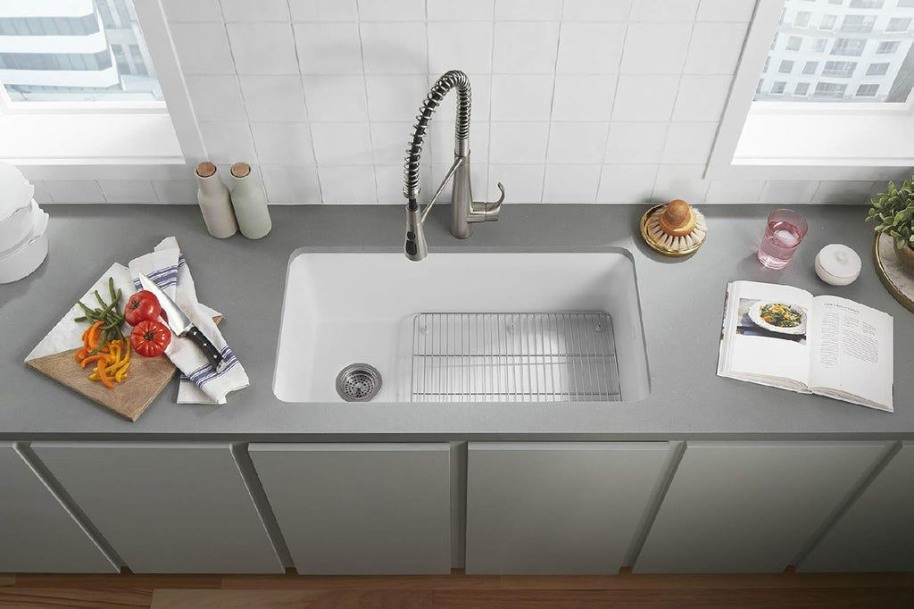 Matte White Kitchen Sink K645