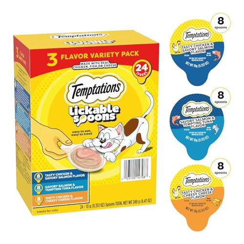 48 Spoons Variety Pack Lickable Wet Cat Treats X8821