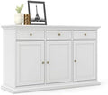 White 3 Door 3 Drawer Sideboard Cabinet L292