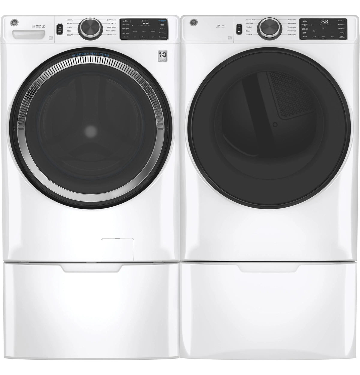 7.8 cu. ft. Smart Front Load Electric Dryer with Sanitize Cycle H830068