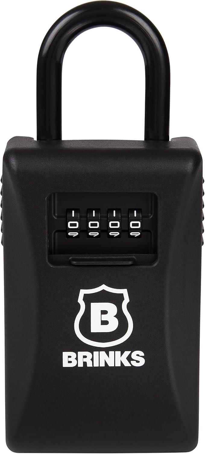 Combination Lock Box with Hardened Steel Shackle Pack of 2 L7688