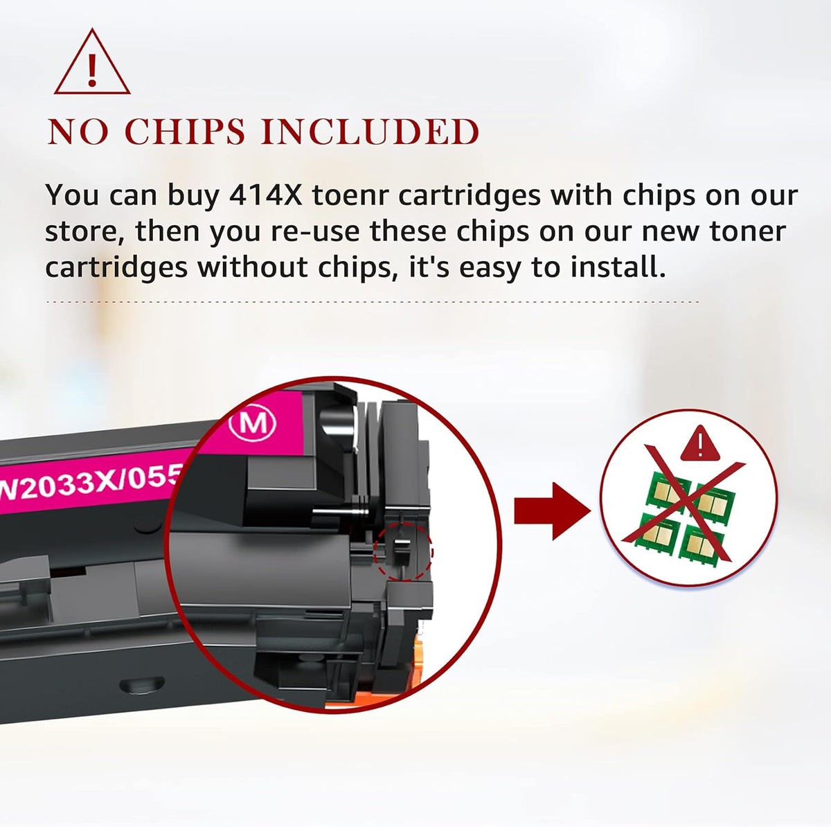 4-Pack High Yield Toner Cartridge for HP Printer O38748