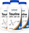 Taurine 1000mg 400 Capsules 3 Bottles P35026