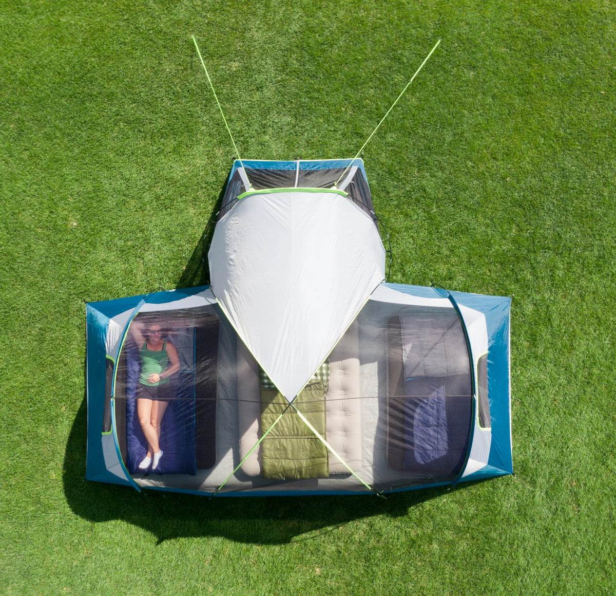 10-Person Modified Dome Tent with Screen Porch V2655
