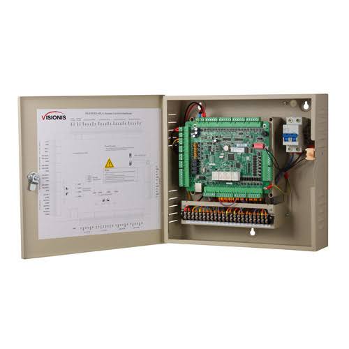 Four Door Access Control Panel Controller Board with Cabinet TCP/IP Wiegand R665