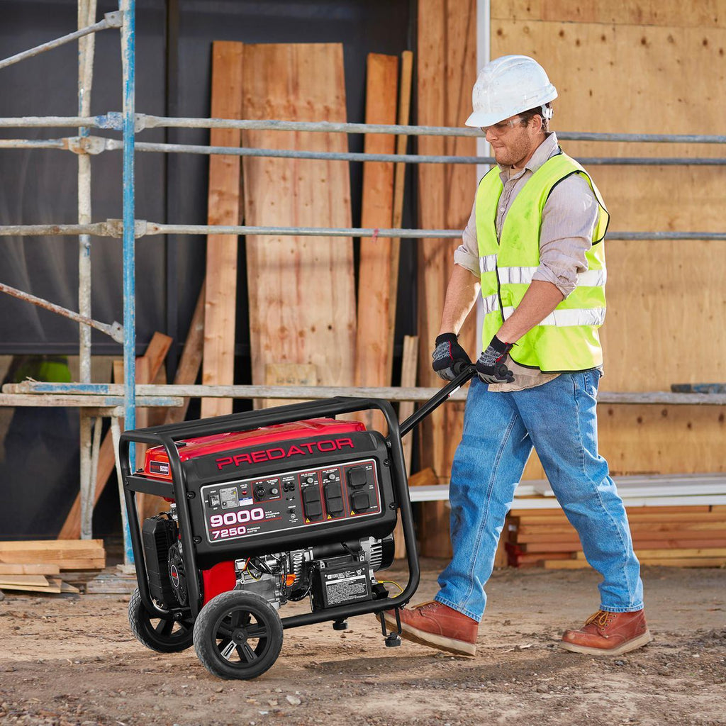 9000 Watt Gas-Powered Portable Generator W327019