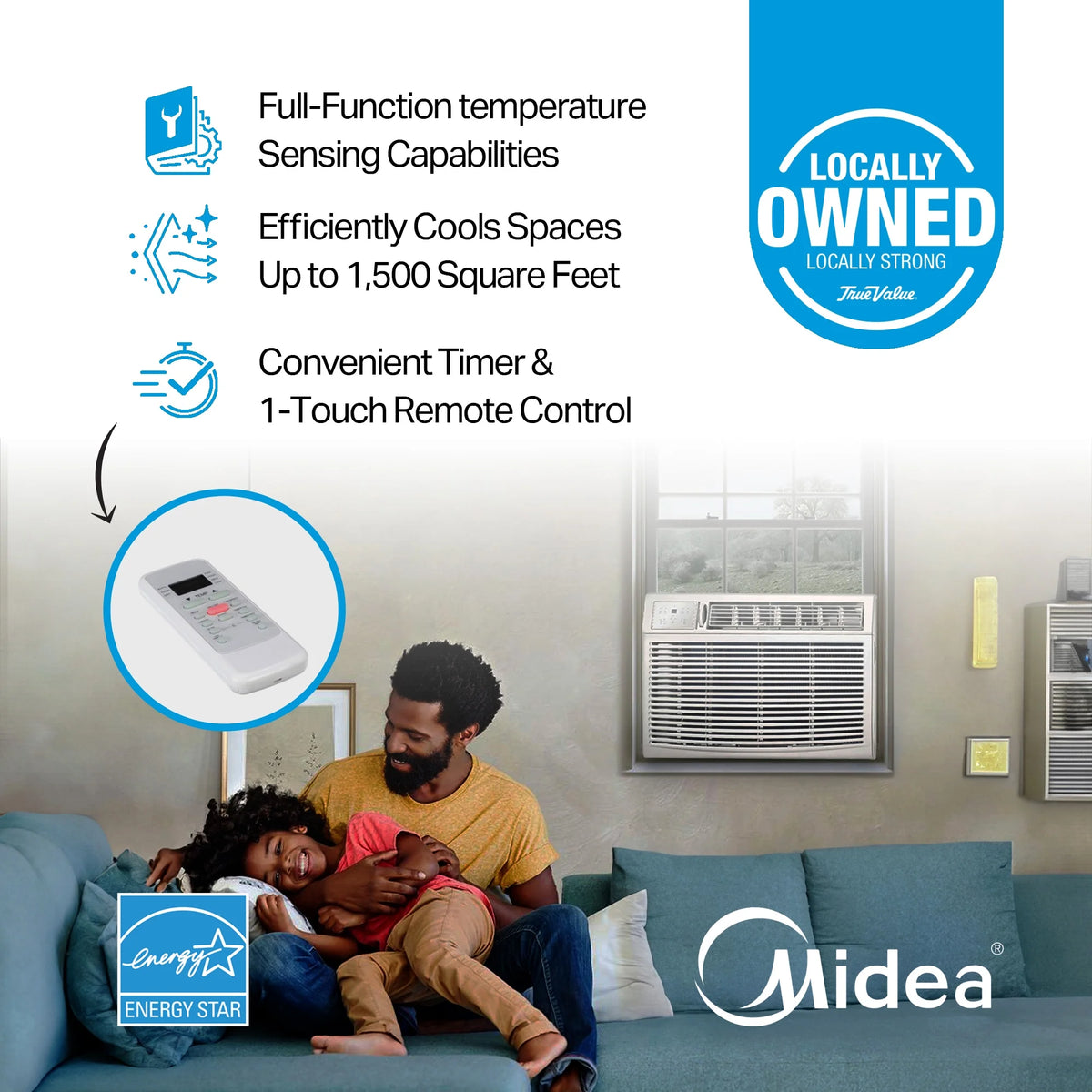 Window Air Conditioner, 25,000 BTU/Hour Q12409