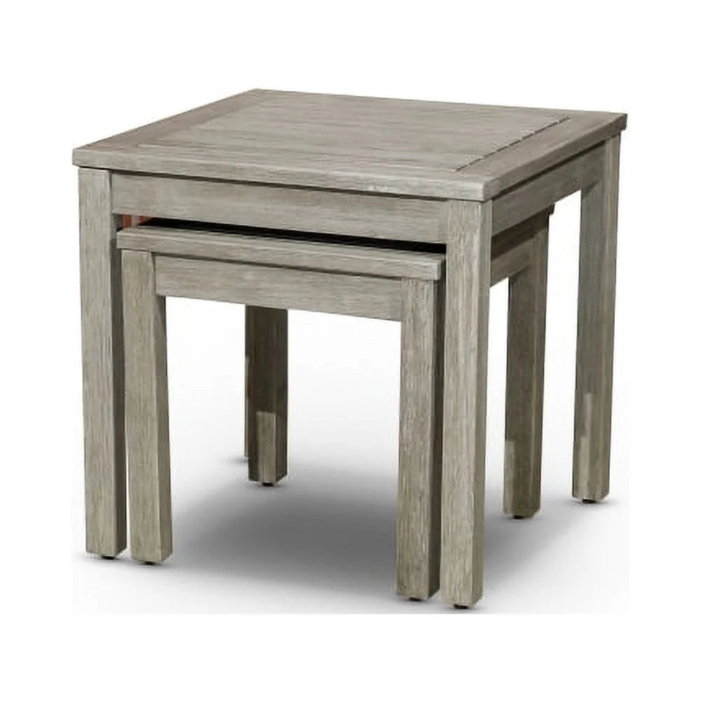 2-Piece Eucalyptus Nesting Table Set C147
