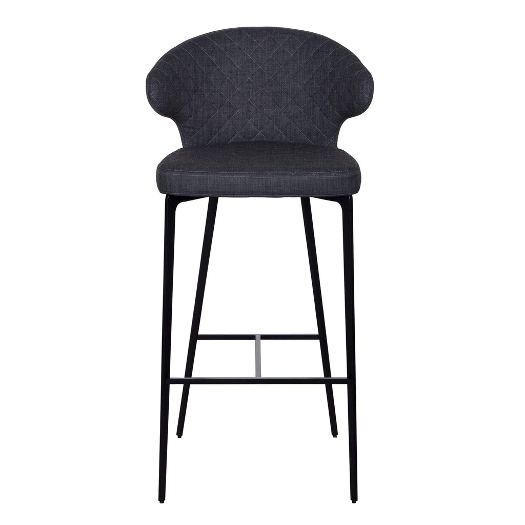 Charcoal Fabric Bar Stool G943406