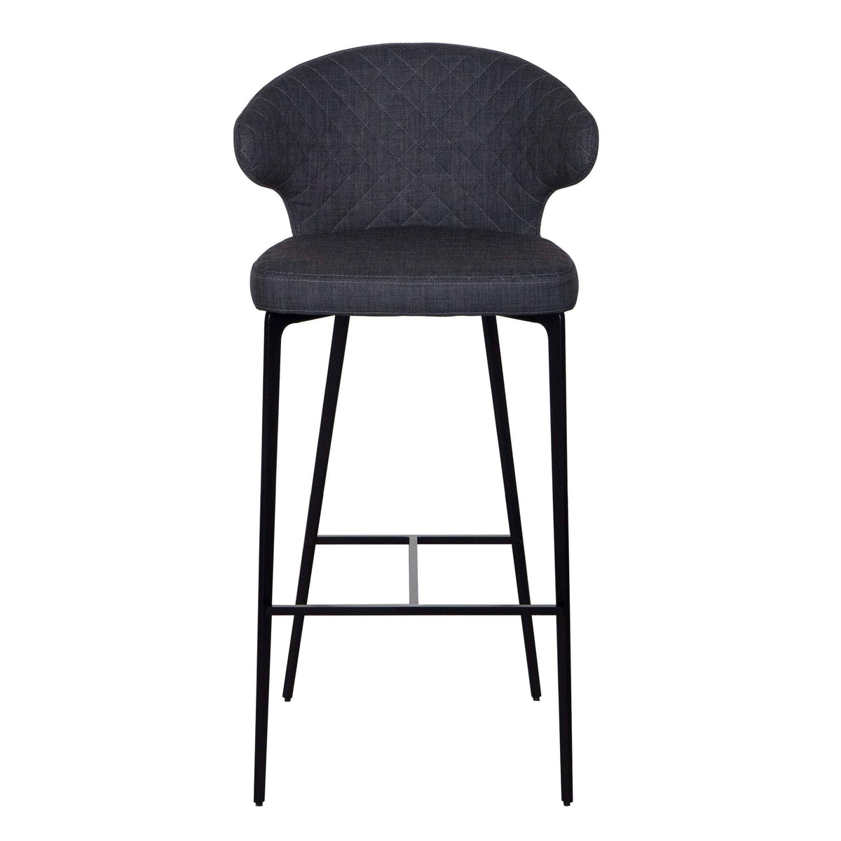 Charcoal Fabric Bar Stool G943406