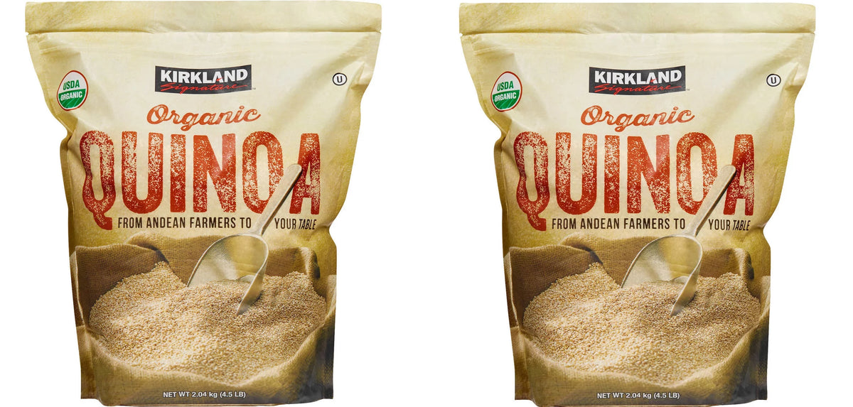 Organic Quinoa, Resealable Bag 4.5 lbs (2 PACK) Z573