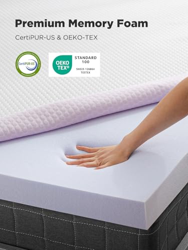 3 Inch Gel Memory Foam Mattress Topper Queen N41600