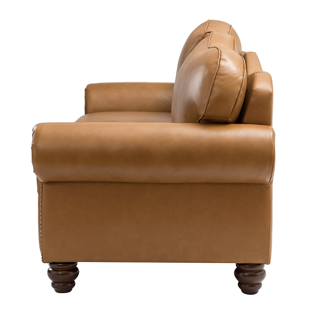 Transitional Sofa with Removable Cushions and Nailhead Trim Z21418