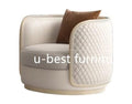 3 Seat Sofa Cum Bed Wooden Curved Couch Z31556