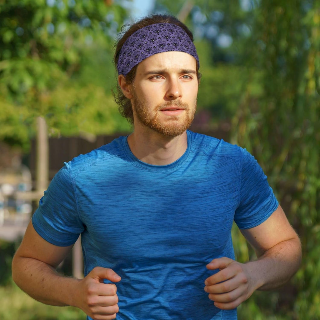 Elastic Moisture Wicking Athletic Headband A1945