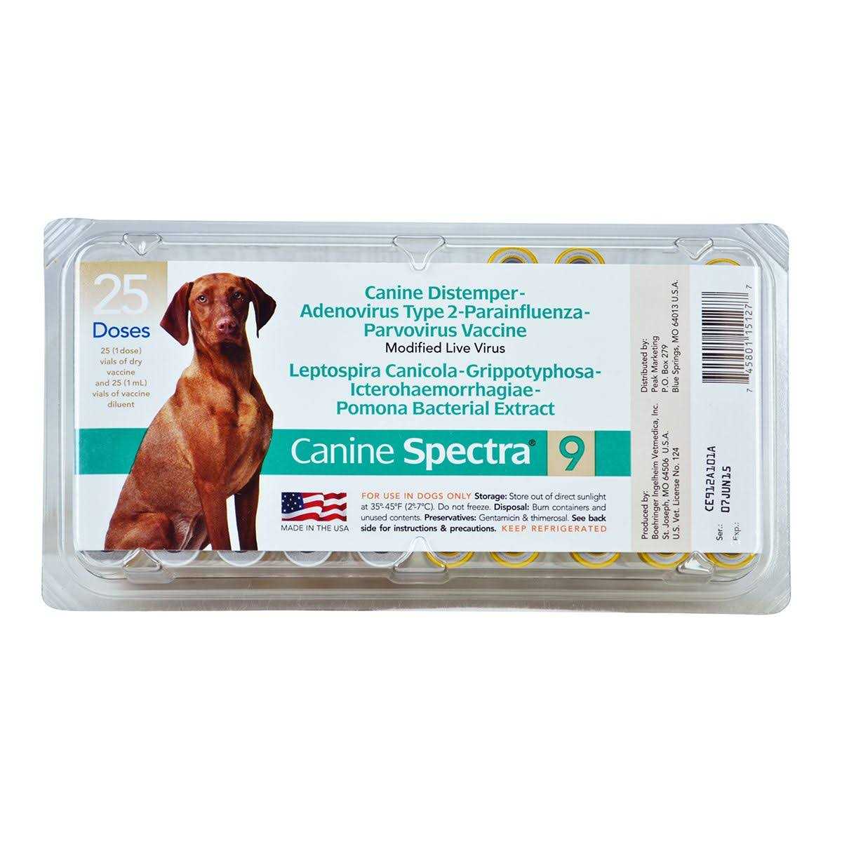 Canine Spectra 9 Dog Vaccine W9580