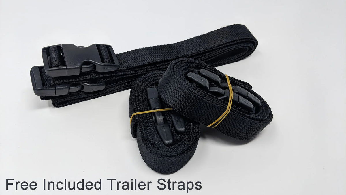 Blue Black All Weather Jet Ski Cover with Trailer Straps and Storage Bag Z83587