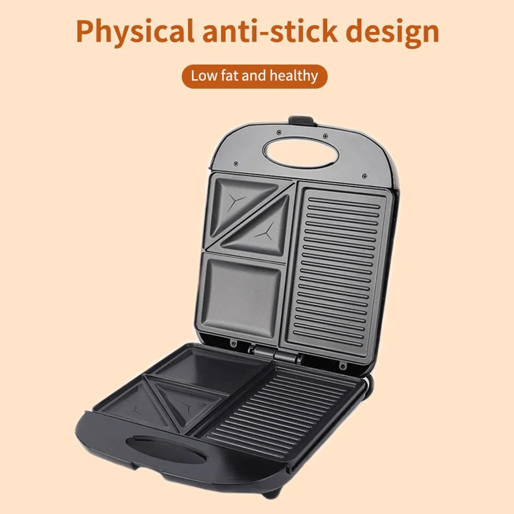 Bread Machine Waffle Maker with Non-Stick Coating I9323