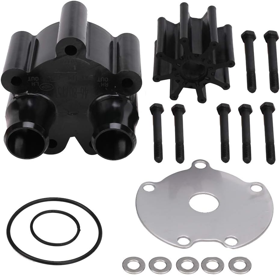 Water Pump Housing and Impeller Repair Kit Pack of 2 J722
