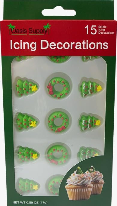 Edible Cake Decorations 15 Count Gingerbread Man N15692