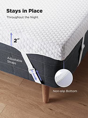 3 Inch Gel Memory Foam Mattress Topper Queen N41600