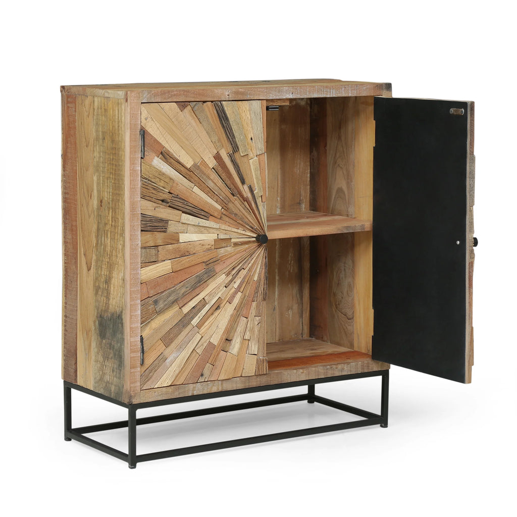 Handcrafted Wooden 2 Door Cabinet Z17083