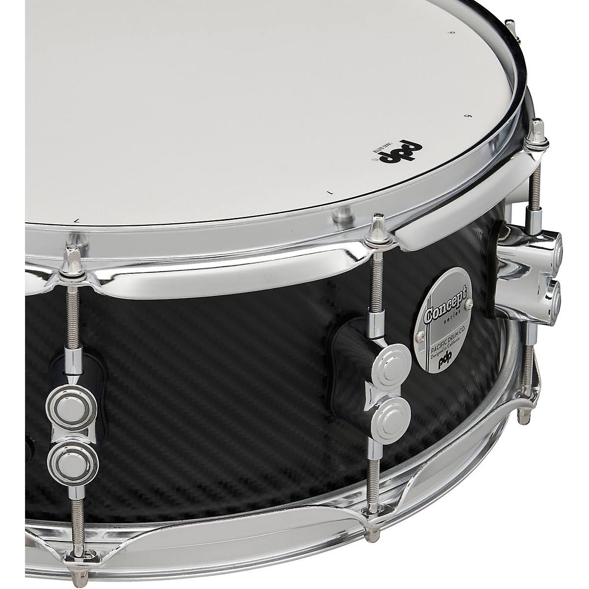 Carbon Fiber Maple Snare Drum with Chrome Hardware 14 x 5.5 in. I7925