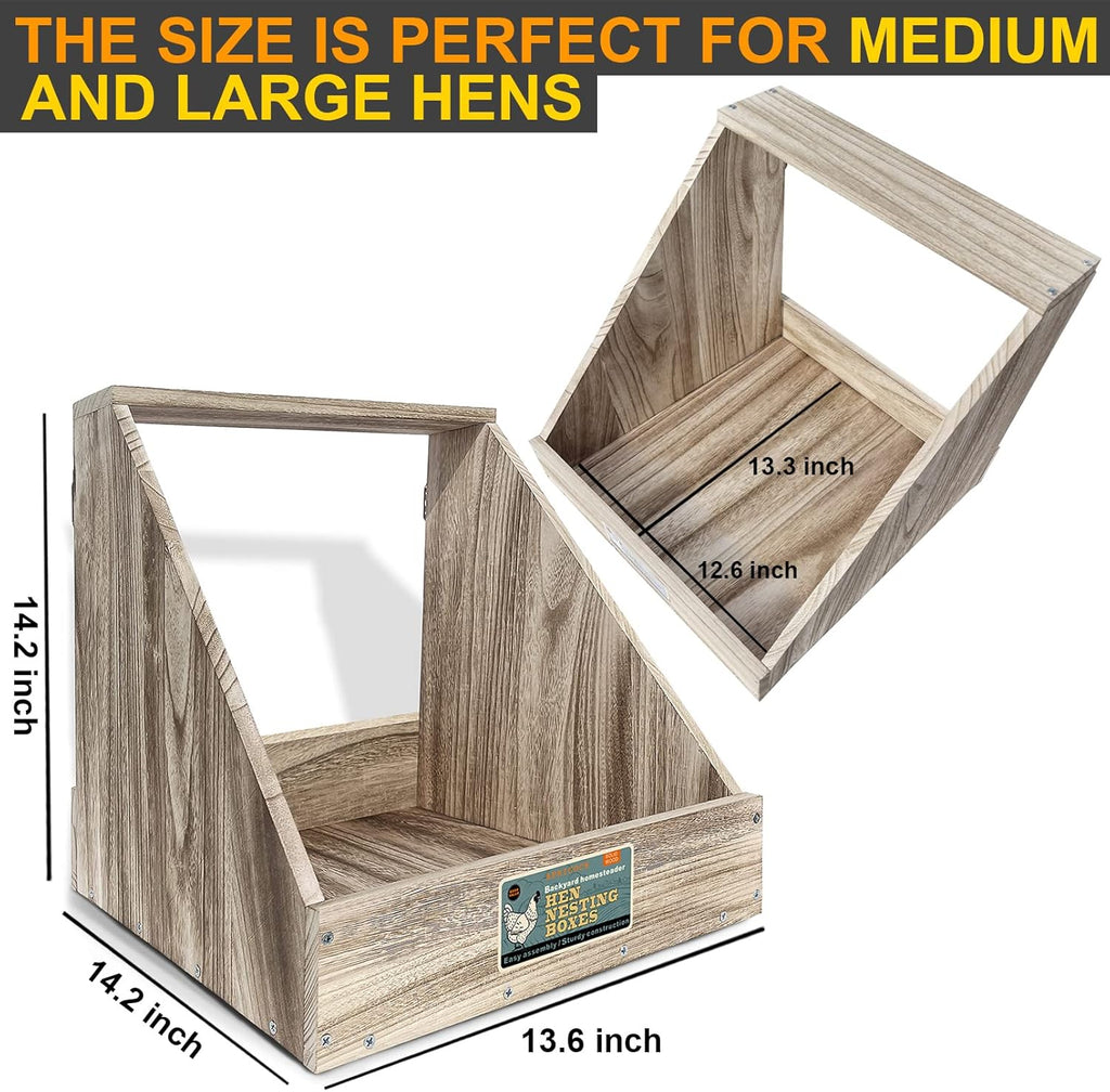 Single Compartment Wood Nesting Box (1 Pack) W5260