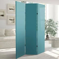Teal 3-Panel Folding Room Divider G67368