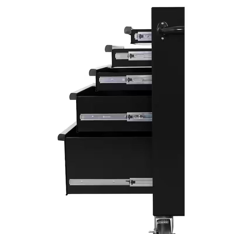 27 in. W 5-Drawer Gloss Black Rolling Tool Cabinet Z4925