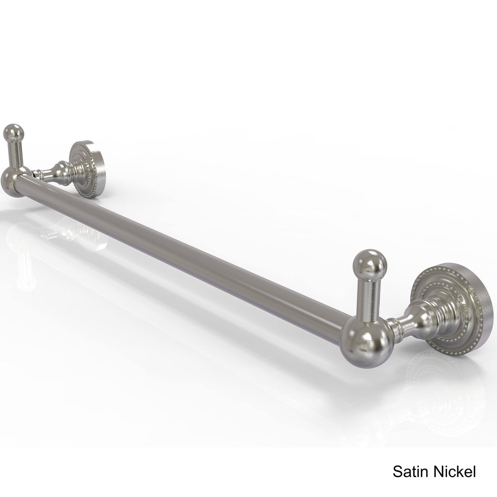 Antique Bronze 18 inch Towel Bar with Integrated Hooks K1126