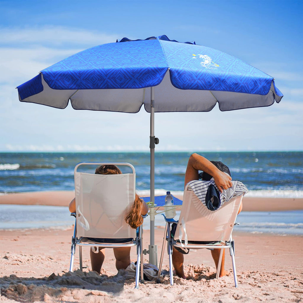6.5ft Beach Umbrella with Sand Anchor W286