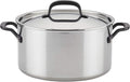 5-Ply Clad Stainless Steel Stock Pot with Lid, 8 Quart G875