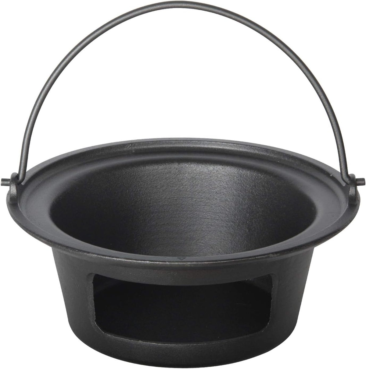 Cast Iron Ash Can with Handle M5596